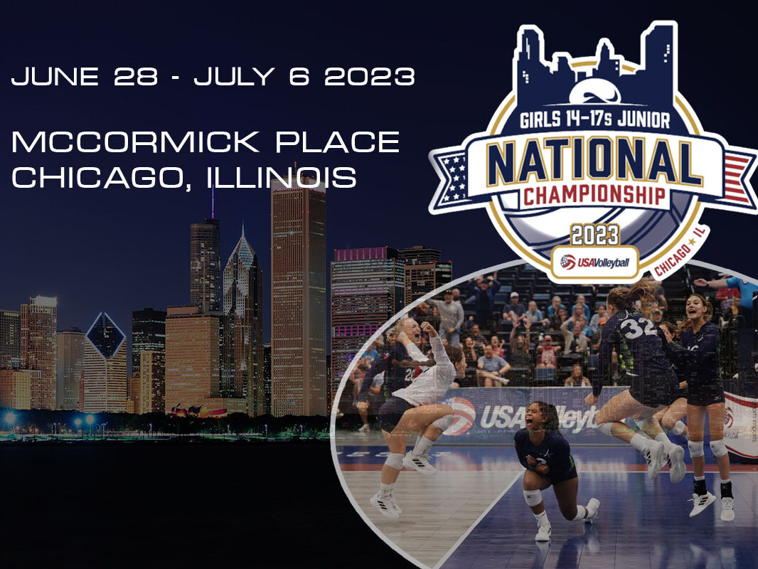2023 Girls Junior National Championship 14-17s in Chicago, Valleyball games